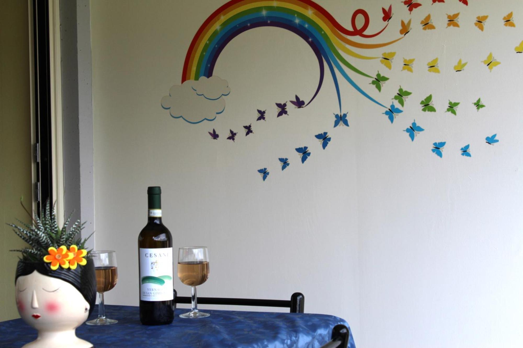 Casa Arcobaleno On Via Francigena Daire Gambassi Terme Dış mekan fotoğraf